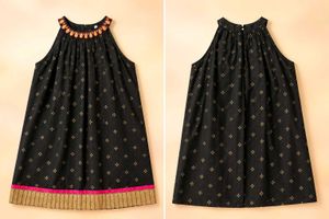 Elegant Black Ethnic Dress