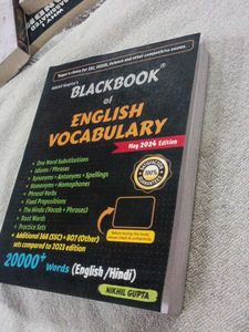 Blackbook of English Vocabulary Book