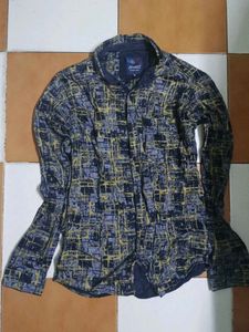 Men's Casual Printed Full Sleeve Shirt