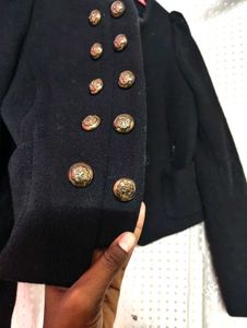 Black Military Style Jacket