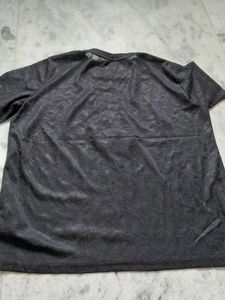 Stylish Black T-Shirt with Pineapple Design