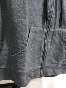 Grey Zip-Up Hoodie