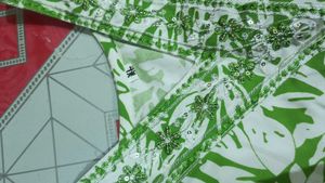Green Floral Print Kurta