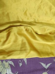 Retro Ruffle Collar Satin Blouse