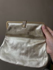 Jimmy Choo Metallic Clutch Bag