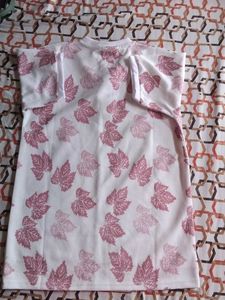 Leaf Print T-Shirt