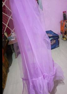 Elegant Lavender Silk Kurta duppata