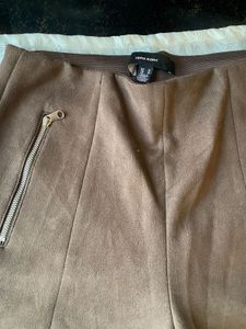 Vero Moda Brown Suede Pants