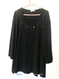 Very Beautiful Silm Sequence Black Top