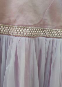 Beautiful Lilac dress with Pearl Belt