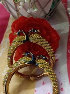Exquisite Peacock Design Bangles