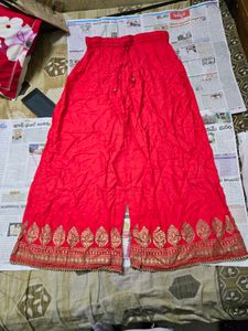 Plazzo pant with gold print