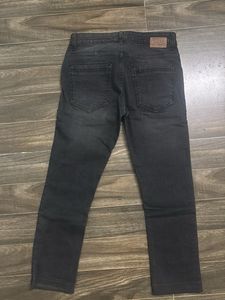 Charcoal Denim Jeans – Like New (Worn Once)