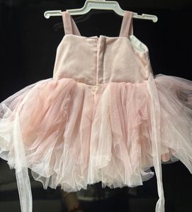 Pink Dress with Flower Detail