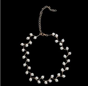 Pearl Vine Choker Necklace