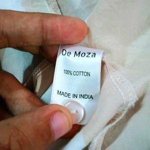 De moza Striped Short Sleeve Button-Up Shirt(xl)
