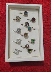 Assorted Gemstone Rings 1
