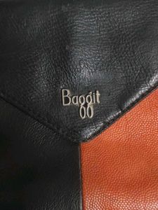 ORIGINAL Baggit Clutch - Black &amp; Orange
