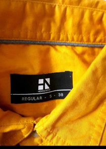 Men's Orange Casual Shirt