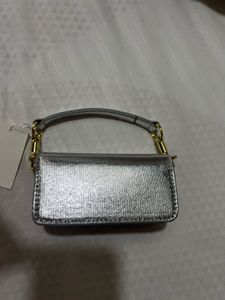 Valentino inspired  Metallic Clutch Bag