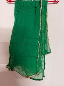 🆕 Green Embroidered Anarkali Suit