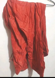 Coral Colour Suit Salwar &amp; Dupatta For 40 Bust