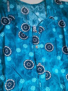 Blue Printed Nighty