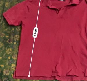 Burgundy Polo Shirt