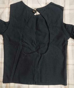 Navy blue crop Top