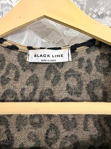Leopard Print Square Neck Top