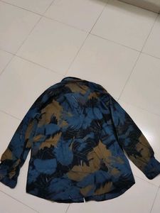 Abstract Print Men's Long Sleeve Shirt