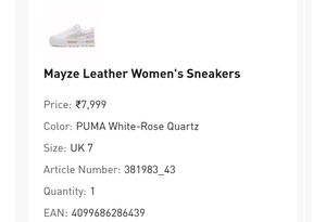 Puma Women's White Sneakers