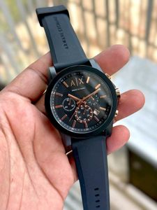 Armani Exchange Black Chronograph Watch