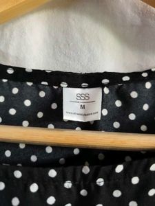 Chic Polka Dot Sleeveless Top