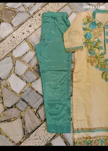 Hand embroidery salwar suit