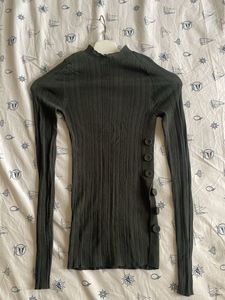 Ribbed Longline Pullover