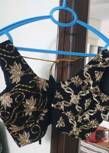 brand new fresh 👑. Gold Embroidered Blouse