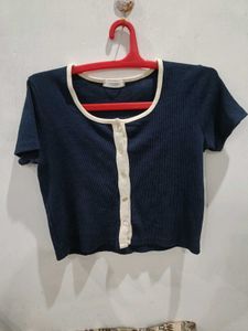 navy blue 💙 top for women