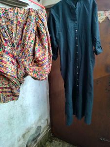 Beautiful Kurta Set with Multi colour pants.