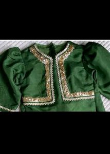 Green Ethnic Clothing Set