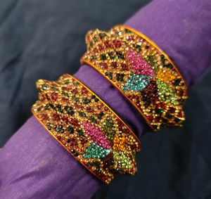 Colorful Crystal Bangles 💝