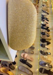 Sparkly Gold Clutch Evening Bag
