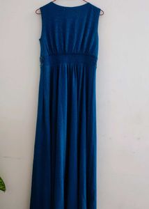 Elegant Teal colour Embellished Gown