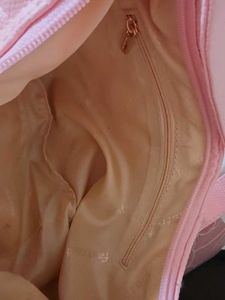 Pink Quilted soulder Bag