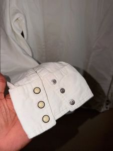 Classic White Levi's Western Shirt