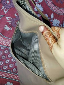Enoki Stylish Beige Hobo Bag