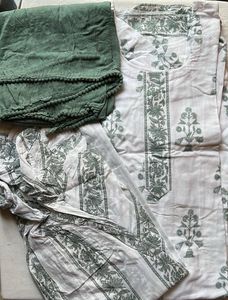 Elegant Indian Kurta Set with Dupatta