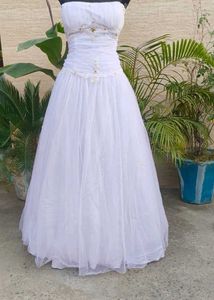 Strapless White Bridal Lehenga🍁❤️