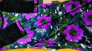 Vibrant Abstract Print Kurta Set