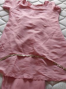 Elegant Pink Kurta Set